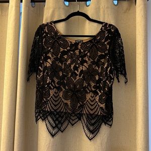 Lace top from express